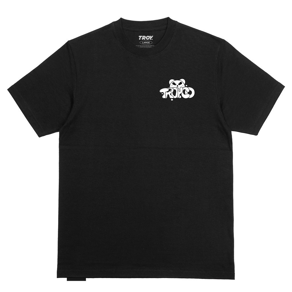 Troy Company Tshirt Black Doodle - Kaos Pria Lengan Pendek Hitam MT 2180