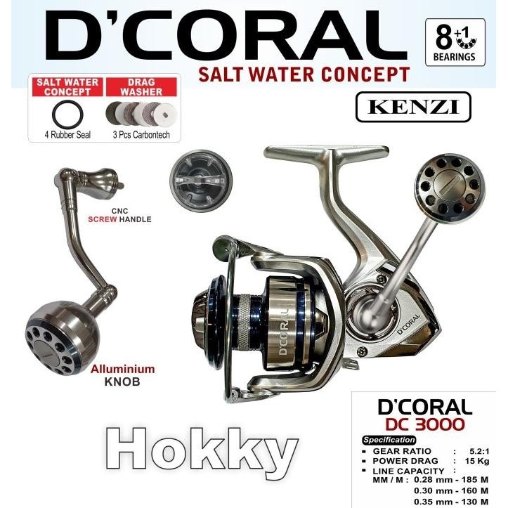 TERMURAH - REEL KENZI D CORAL 3000