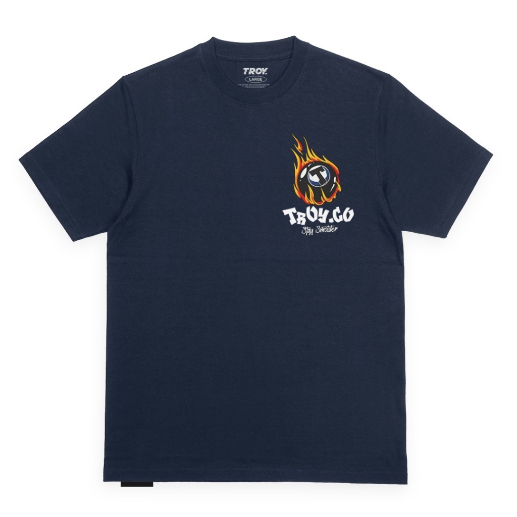 Troy Company T-shirt Blue Navy Better Things are Coming - Kaos Lengan Pendek Kaos Biru Navy MTD 2419