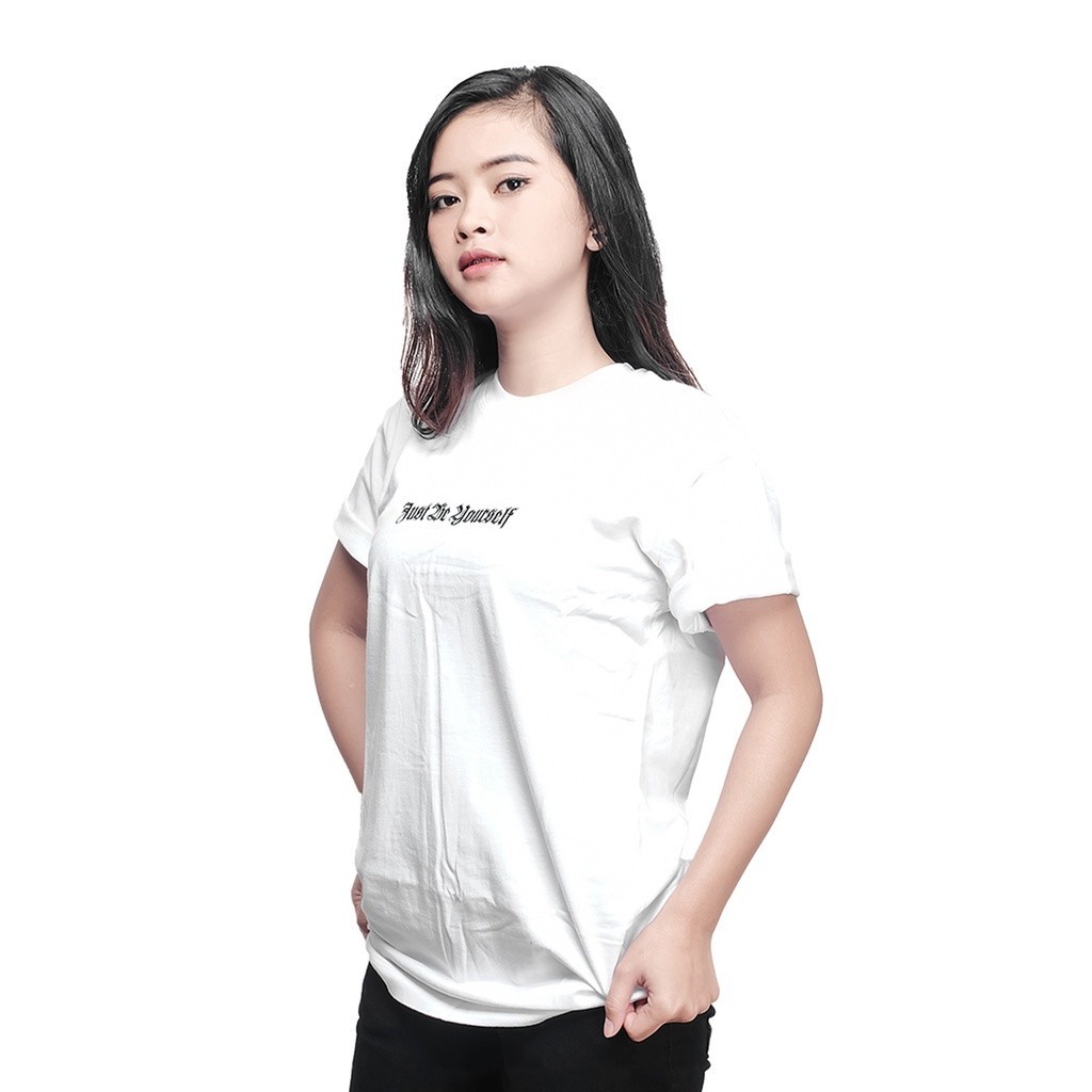 Troy Company Kaos Pria Lengan Pendek Putih - Be Yourself Tshirt White MTD 1519