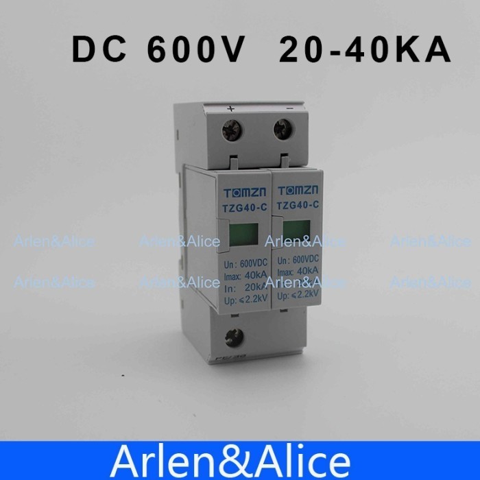 Arrester Solar Panel Dc Dc 600V 20Ka~40Ka