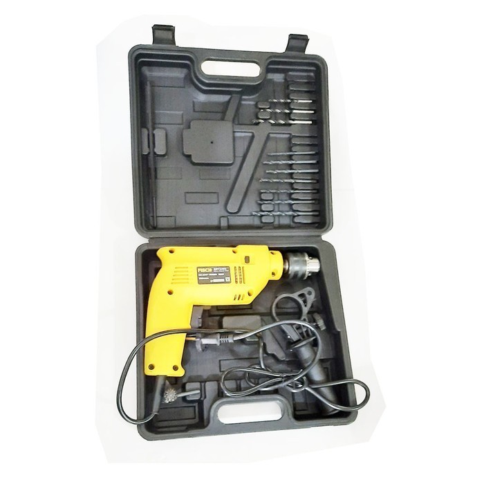 Fisch Sdt 1301 Impact Drill Set 13Mm - Bor Listrik Tembok Beton Fisch