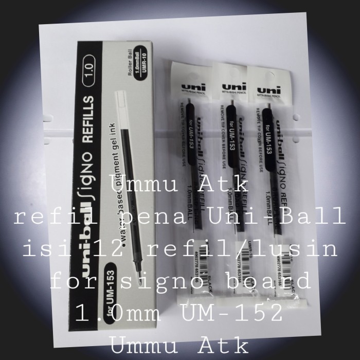 

NEW!! REFIL PENA UNI-BALL SIGNO BOARD 1.0MM UM-153.