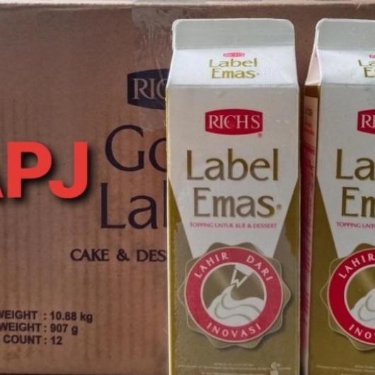 

Richs Gold Label 907Gr Whipping Cream