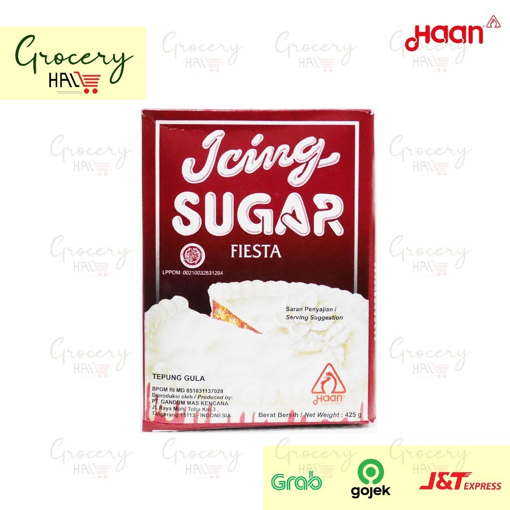 

HAAN ICING SUGAR FIESTA 425 GRAM - ICING INSTANT MIX
