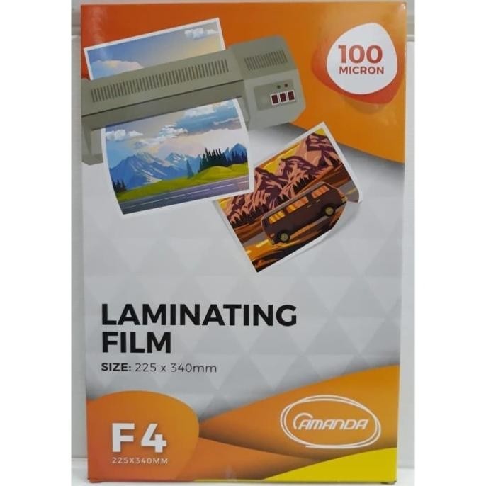 

PLASTIK LAMINATING F4 / LAMINATING FOLIO 100 MICRON AMANDA / XEHO