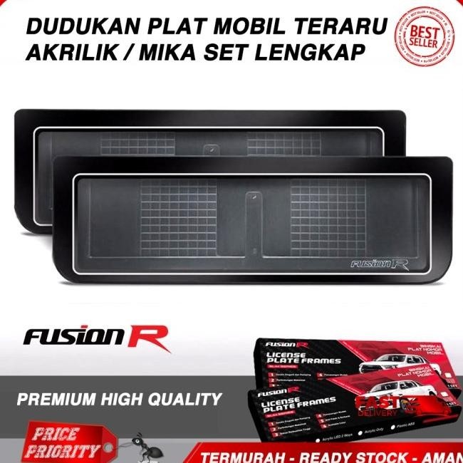 Dudukan Plat Mobil / Tempat Plat Akrilik / Tatakan Plat Akrilik Mika
