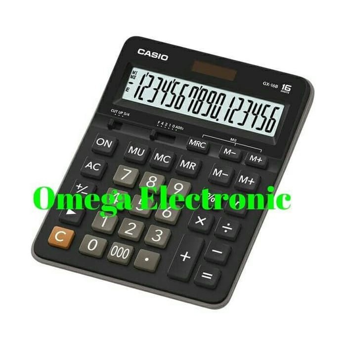 

CASIO GX 16B - CALCULATOR DESKTOP KALKULATOR MEJA KANTOR OFFICE GX-16B