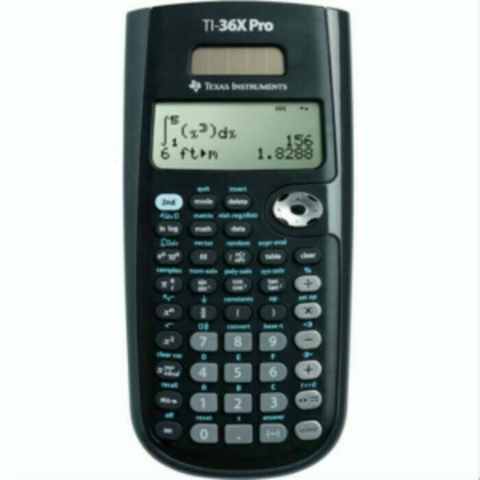 

KALKULATOR/CALCULATOR SCENTIFIC TEXAS INSTRUMENTS TI 36X PRO #GARANSI