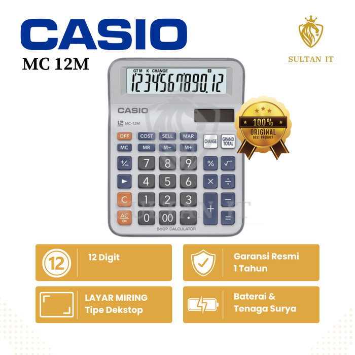 

KALKULATOR CASIO DC 12M ORIGINAL