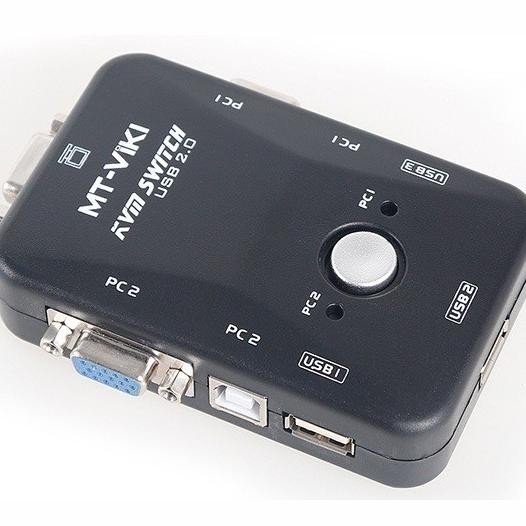 Manual Kvm Switch Vga 2 Port / 4 Port Usb 2.0 Arthagading