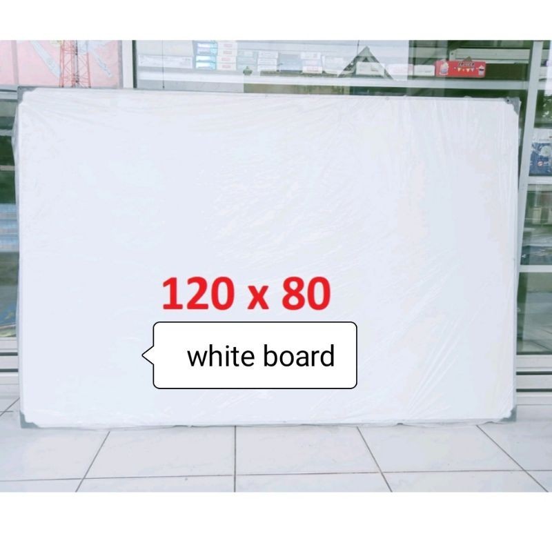 

papan tulis gantung/whiteboard gantung 120x80