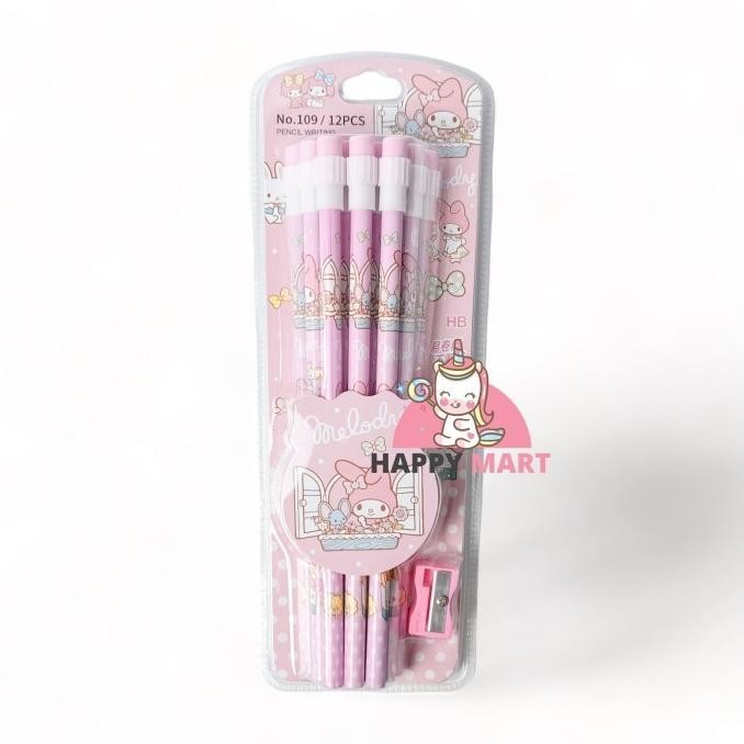 

Pensil batang PACK NEW KUROMI / cinnamoroll / melody