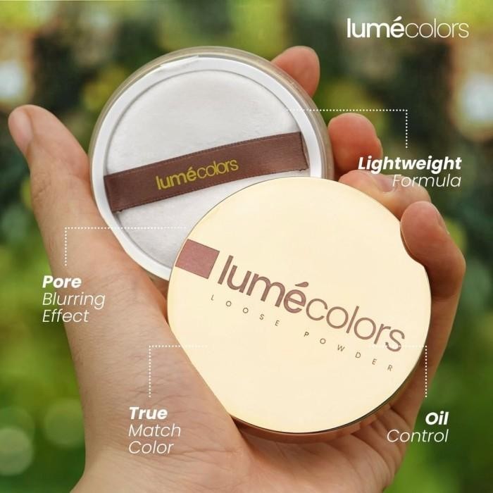 BISA COD - LOOSE POWDER LUMECOLORS BEDAK TABUR LUMECOLORS BEDAK WAJAH