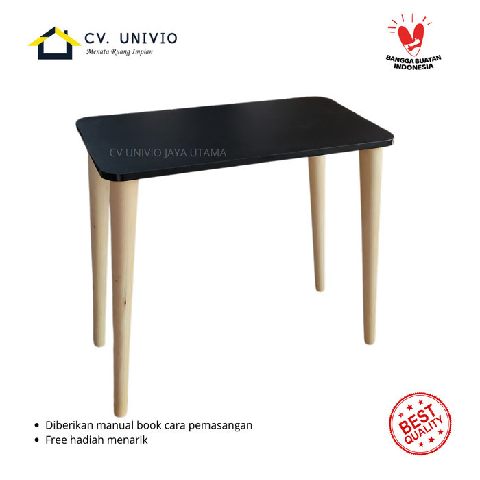 Meja Belajar Kerja Kantor Premium Retro Minimalis Hpl Multiplek