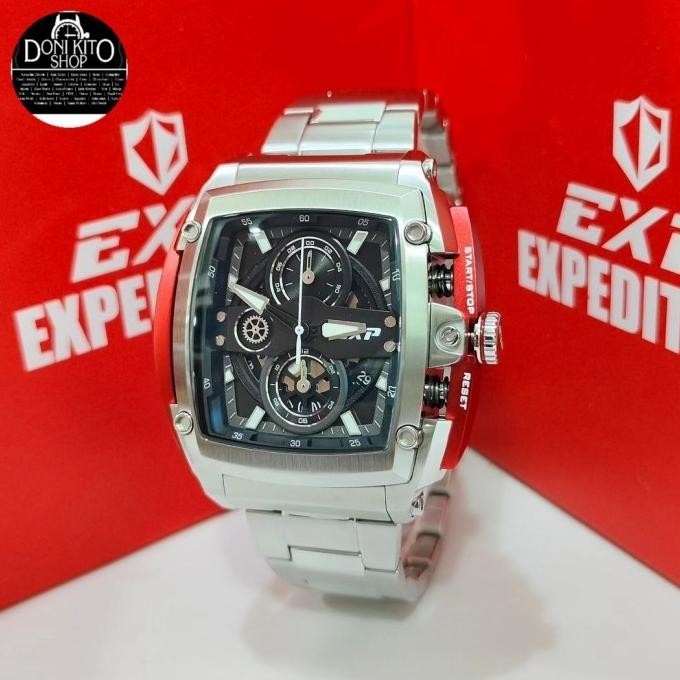 Jam Tangan Pria Original Expedition Exp E3008 / E 3008 Black Yellow
