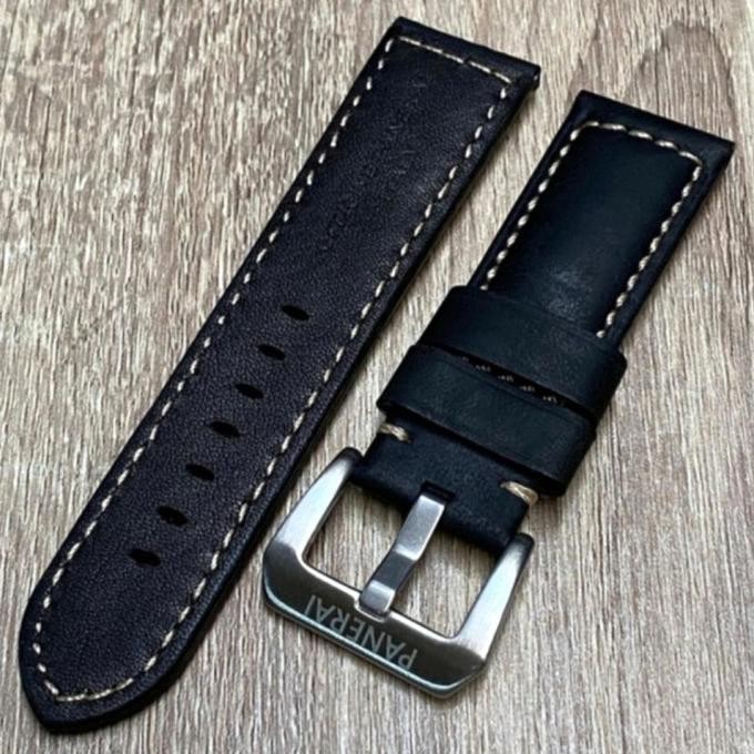 Panerai Strap Leather Kulit 22Mm 24Mm 26Mm Tali Jam Tangan Pria