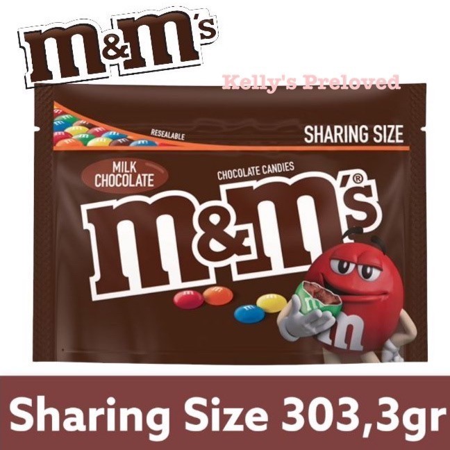 

Ready M&M'S SHARING SIZE MILK CHOCOLATE CANDIES 10.7 oz 303 gr MNM M&M USA