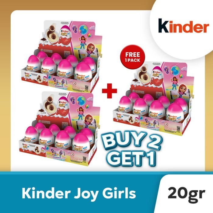 

Ready Buy 2 Get 1 FREE Kinder Joy Girls Isi 8pcs