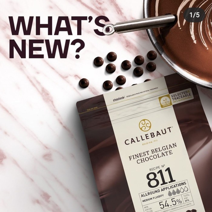 

Ready REPACK CALLEBAUT DARK CHOCOLATE COUVERTURE 500 GRAM -811 COKELAT HITAM