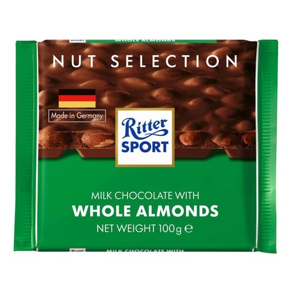 

Ready Ritter Sport Whole Almonds 100 g