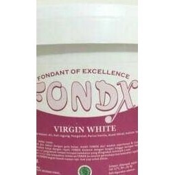 

Fondx Virgin White Fondant Putih Gula Dekor Repa 500Gr