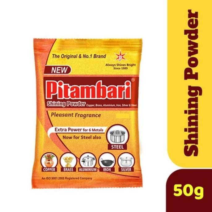 

PITAMBARI SHINING POWDER 50GR CUCI PIRING