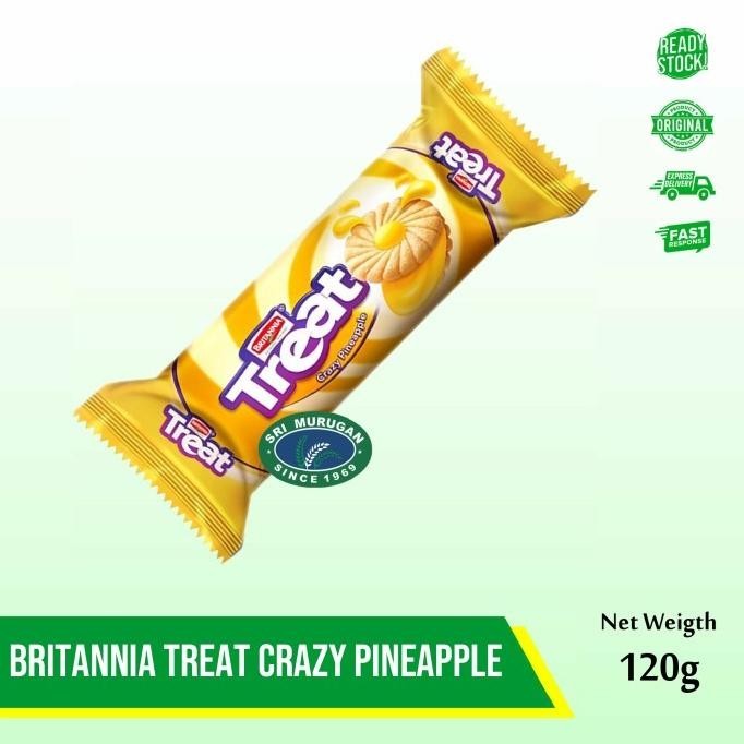 

BRITANNIA TREAT CRAZY PINEAPPLE 120 GM