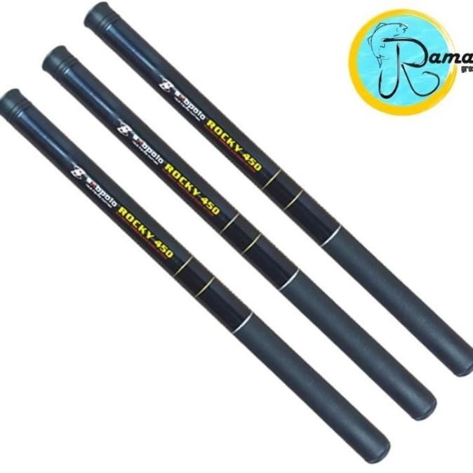 Joran Tegek Ruas Pendek Rocky 450 Hard Action Fiber