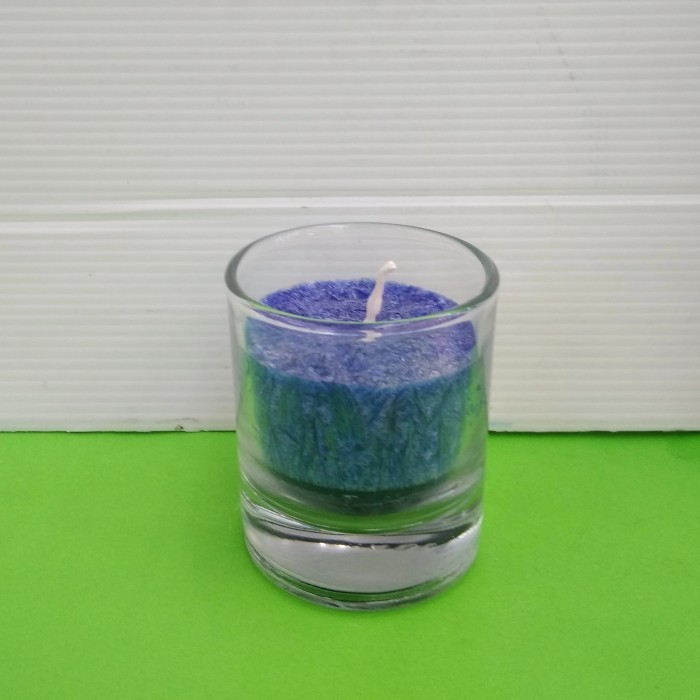 SALE LILIN GELAS WARNA/LILIN GELAS KECIL DURASI 6 JAM/LILIN DOA DALAM GELAS