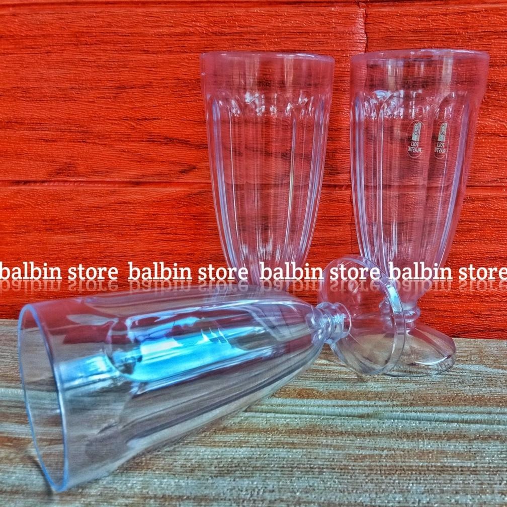 KLO [BALBIN] 6 GELAS GL - GELAS JUS - GELAS POLI PLASTIK BERKUALITAS SNI - GELAS JUS PIALA - GELAS J