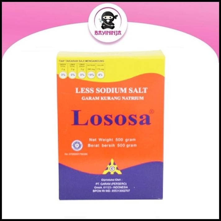 

Lososa Garam Rendah Natrium 500 Gr
