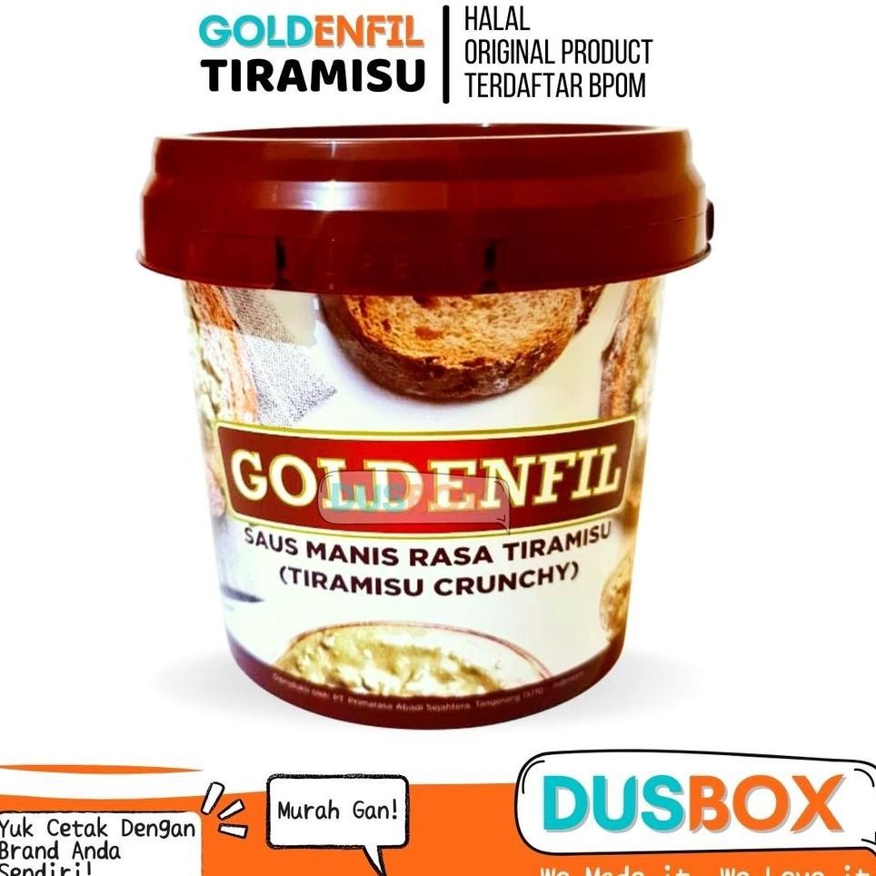 

Goldenfil Tirasu Crunchy / Selai Roti Bakar / Toping Roti / Selai Roti / Selai Coklat /Olesan Roti