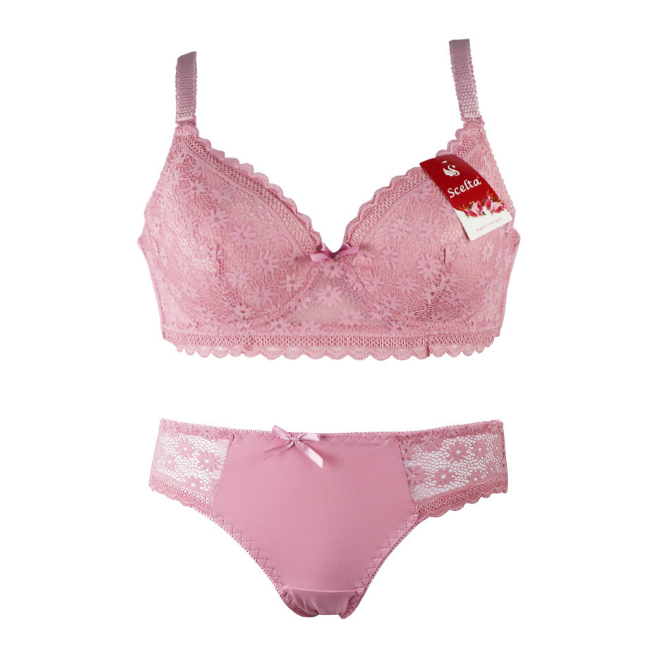 Set 1Set Gym Dalaman Kutang Sett Cangcut Hot Kancut Tanpa Kawat Bra Remaja Celana Dalam Seksi Linger