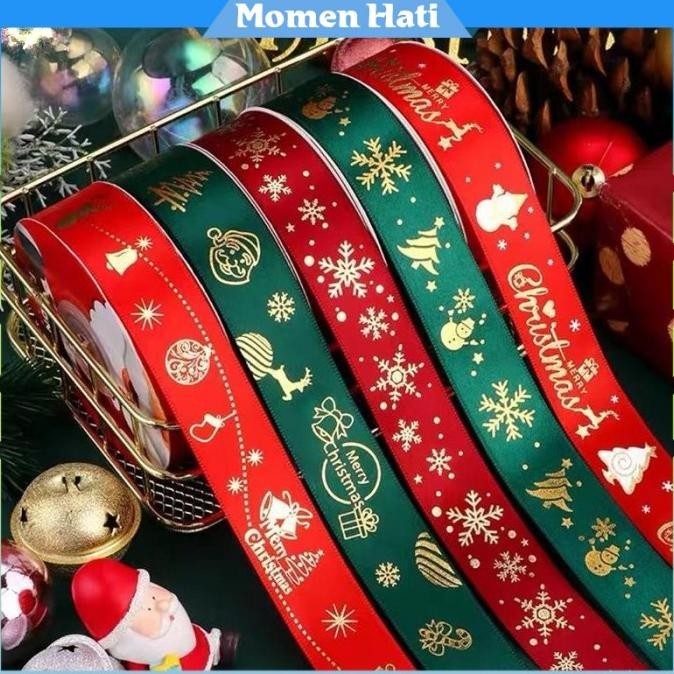 

2.5x230CM Pita Natal Besar Pita Christmas Satin Christmas Ribbon