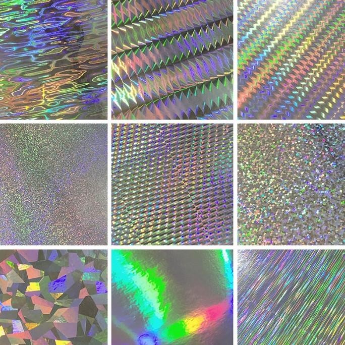 18Pcs Stiker Hologram Jig Umpan Metal Jig Untuk Alat Tangkap Ikan