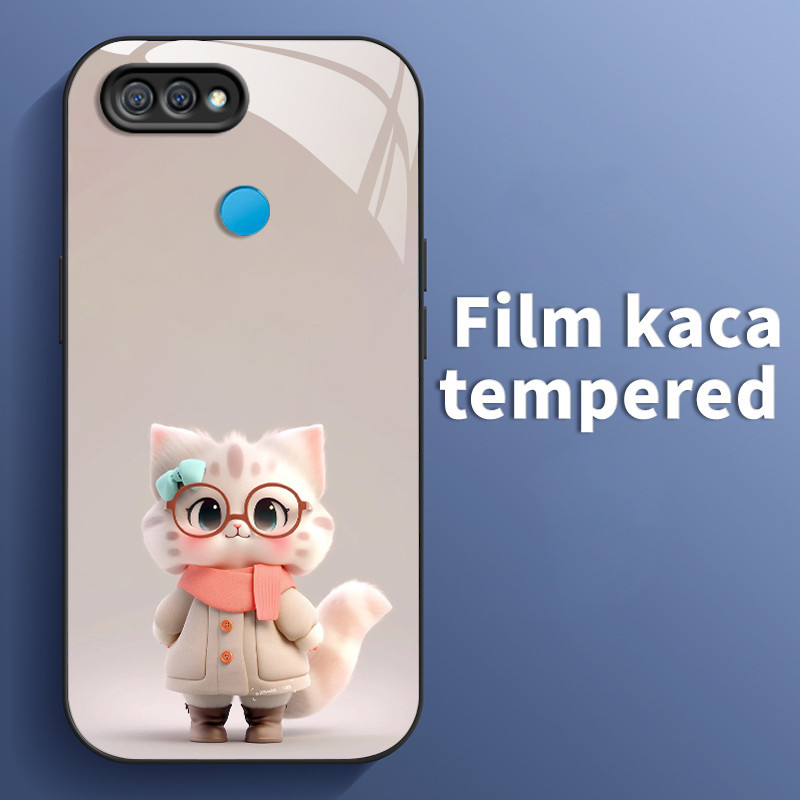 Casing Hp Untuk OPPO A7 A5s A12 A12s A11k A5 A3s A12E A5 2020 A9 2020 Case pola Macan Putih Populer 