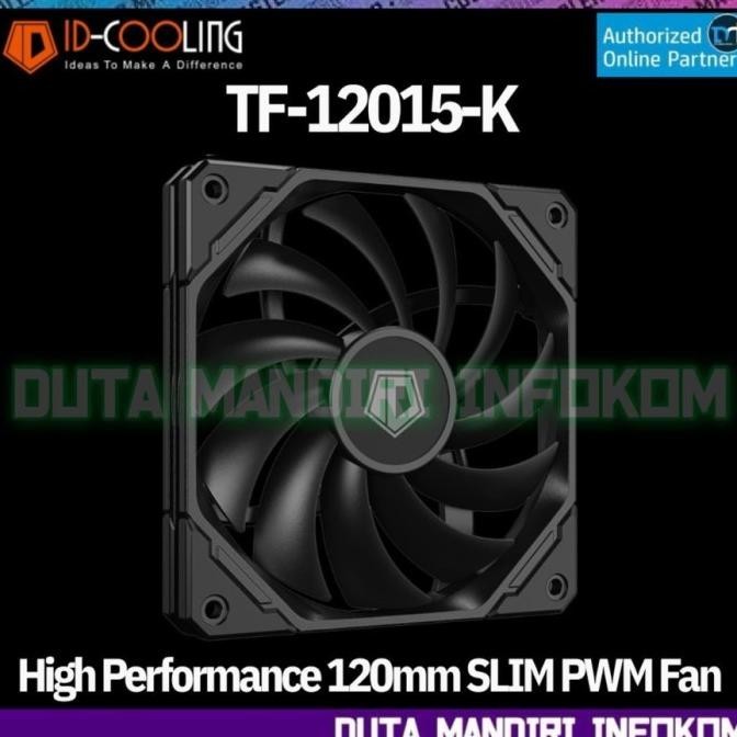ID Cooling NO-12015 XT Slim - 120mm Cooling Fan PWM Gaming Fan Case