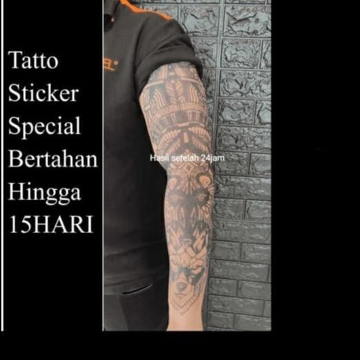 Tatto Semi Permanen 3D Tahan Lama/Tato Temporer 15 Hari
