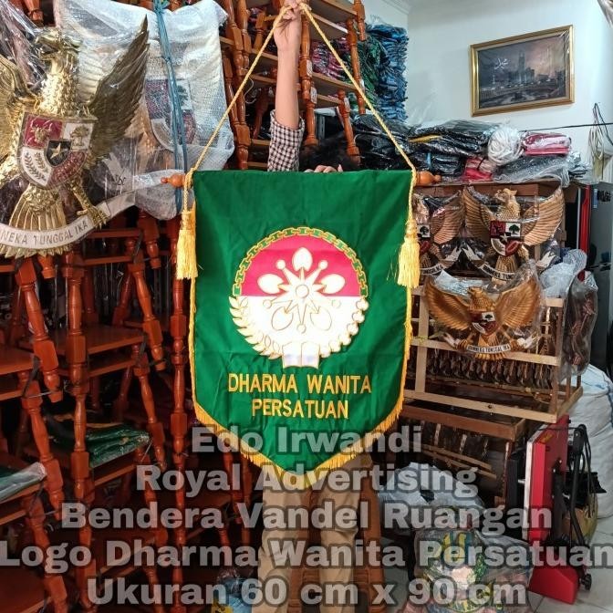 Bendera Vandel Dharma Wanita Persatuan Bendera Ruangan Dharma Wanita