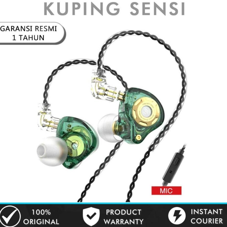 (NEW) TRN MT1 Pro Earphone Synamic Driver with Noise Reduction Sport Gaming Earphone Headset Gaming 