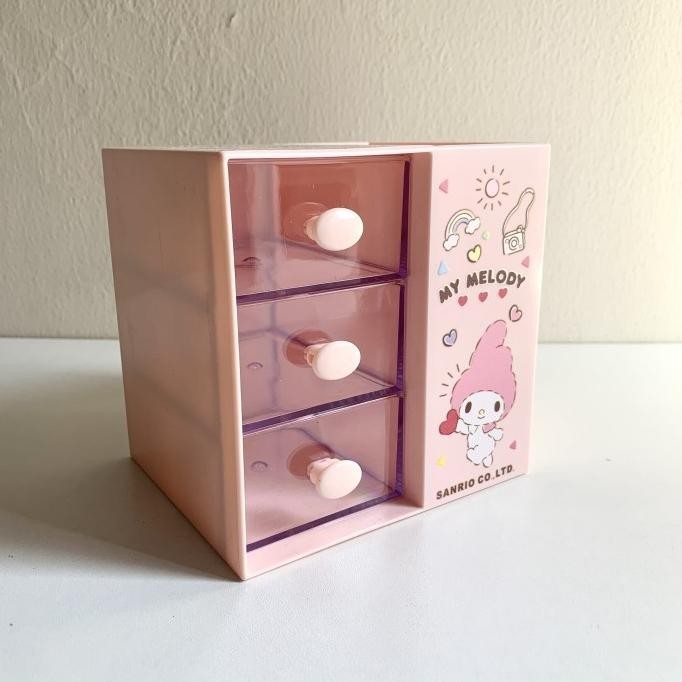 

Laci 3 Tingkat Karakter Kuromi My Melody Cinnamoroll Pompompurin