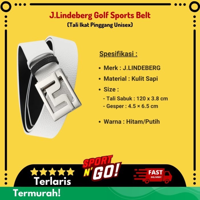 JLINDEBERG / J.LINDEBERG GOLF SPORTS BELT - TALI IKAT PINGGANG UNISEX