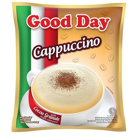 

Good Day Cappuccino Bag 30 Pcs X 25 Gr - Kopi