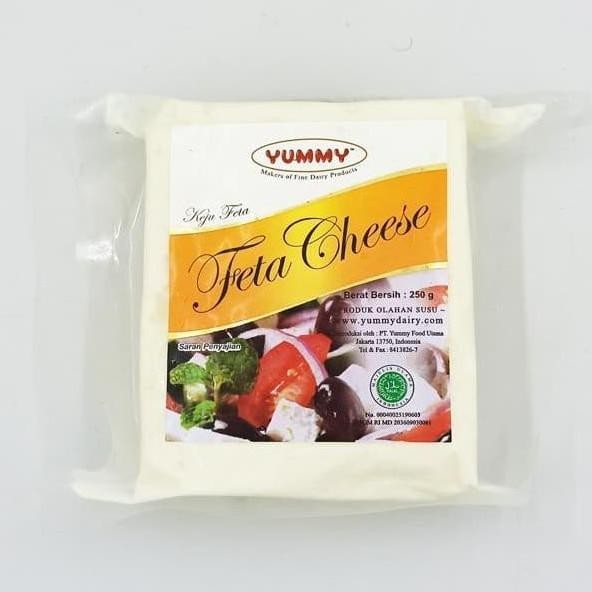 

Yummy feta cheese 250gr keju GM