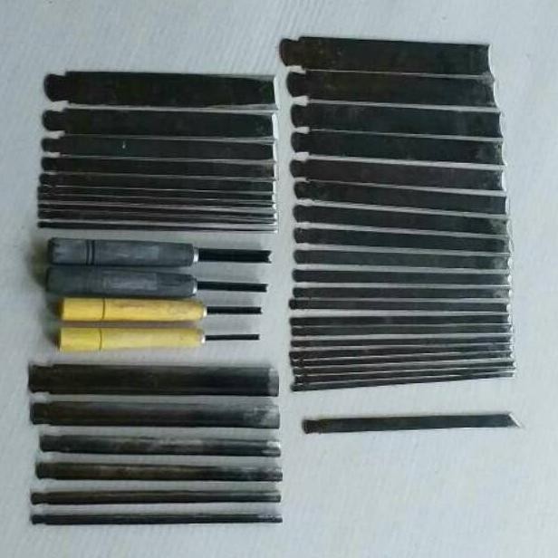 READY >> ALAT PAHAT / ALAT UKIR / TATAH KAYU UKIR LENGKAP KWALITAS SILVER