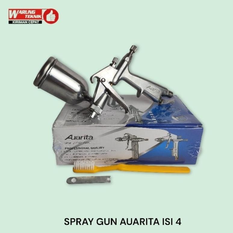 

READY >> SPRAY GUN AUARITA F3 ORINAL LOGO UKIR TERMURAH