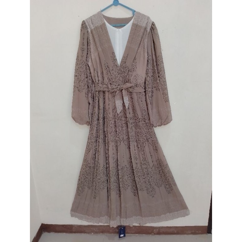 Gamis Ceruty Plisket Premium by YURI Fashion