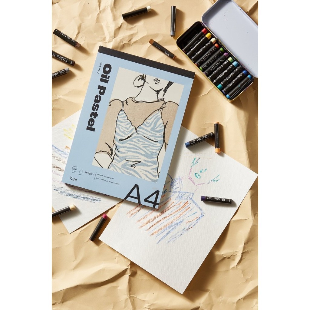 

Typo - Buku Gambar & Sketsa - The A4 Art Pad