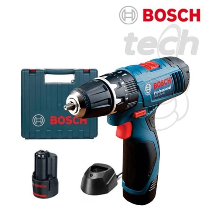 Cordless Impact Drill / Mesin Bor Tembok Baterai Bosch Gsb 120 Li